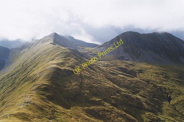 Photo 6"x4" View west northwest from Na Gruagachean Kinlochmore c1998