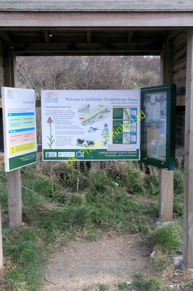 Photo 6"x4" Information Board, Saltfleetby and Theddlethorpe dunes Mablethorpe c2008