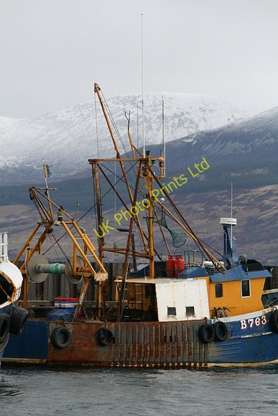 Photo 6"x4" Fishing Boat at Carradale Harbour (1) Carradale c2008