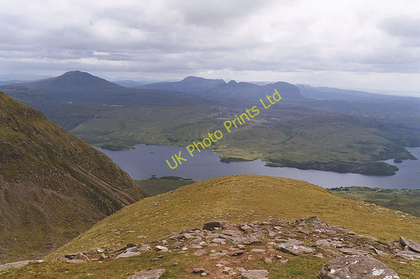 Photo 6"x4" View south southwest from Quinag Quinag c1998