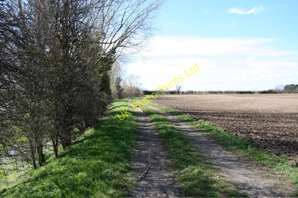 Photo 6"x4" Track to Hauxton Hauxton c2008