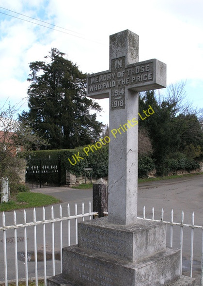 Photo 6"x4" Hemington War Memorial Castle Donington c2008