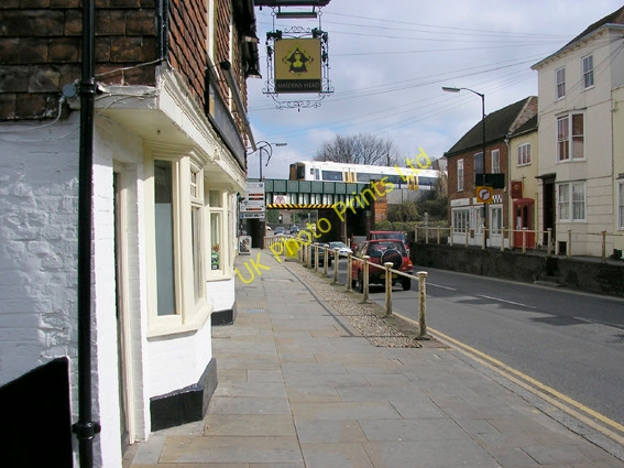 Photo 6"x4" Wincheap railway bridge Canterbury\/TR1457 c2008