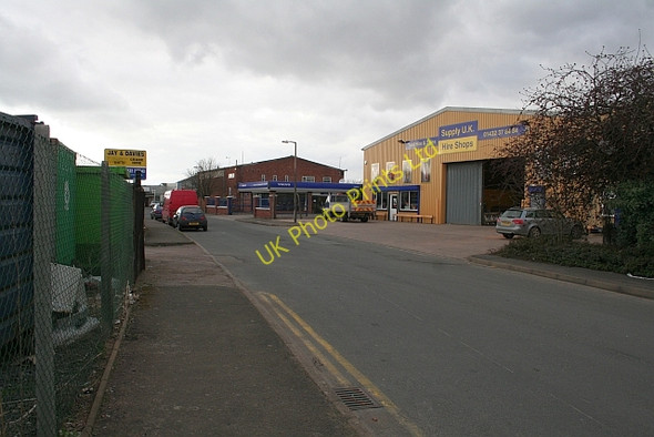 Photo 6"x4" Industrial Hire & Volvo Garage Hereford c2008