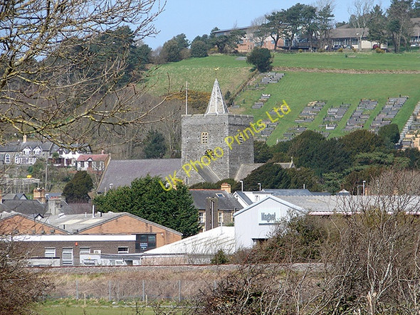 Photo 6"x4" Llanbadarn Parish Church Aberystwyth c2008