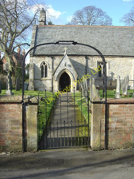 Photo 6"x4" Churchyard gate, Costock Costock c2008