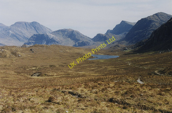 Photo 6"x4" The Carnmore path heads downhill Spidean nan Clach c1999