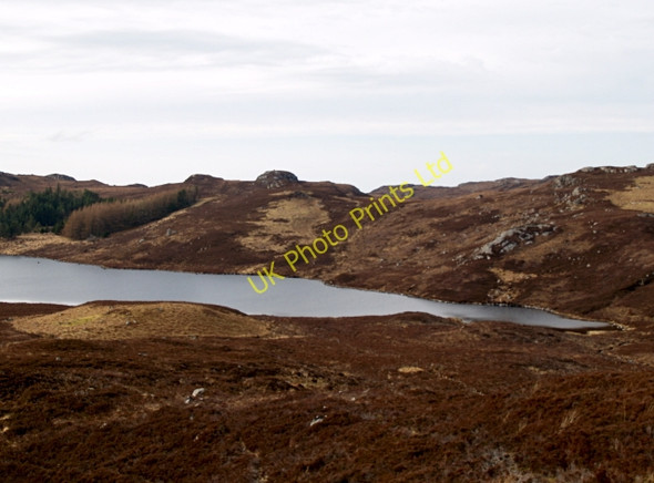 Photo 6"x4" Lochan na Cairill from the SE Badluarach c2008