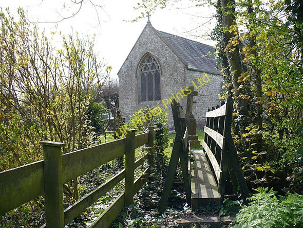 Photo 6"x4" Footbridge access to the churchyard, Goldcliff Goldcliff c2008
