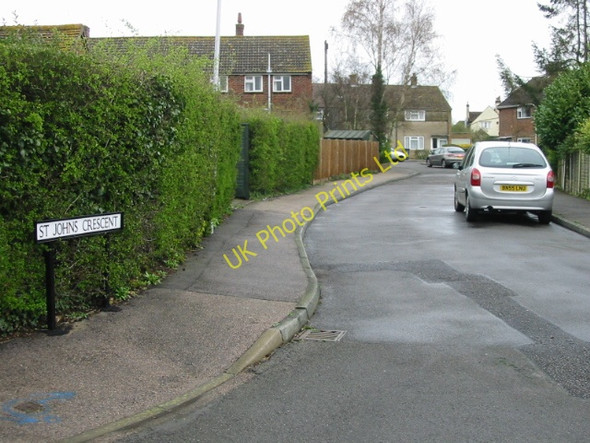 Photo 6"x4" View along St John's Crescent, off Fleet Lane Tyler Hill Blean c2008
