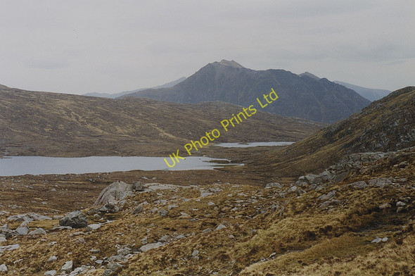 Photo 6"x4" View north east towards Beinn  Dearg Mor Carnan B\u00e0n c1999