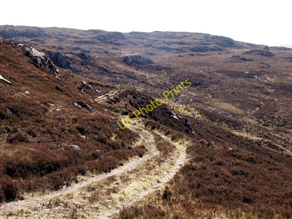 Photo 6"x4" Track under Carn Bad na h-Achlaise Tournaig c2008