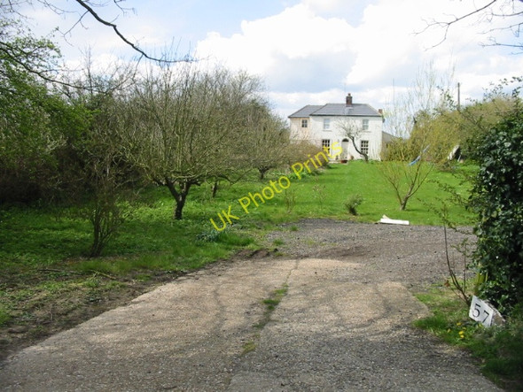 Photo 6"x4" Number 57 Chapel Lane Blean c2008