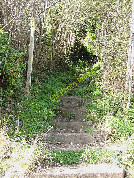 Photo 6"x4" Steep steps on a public footpath Great Doward c2008