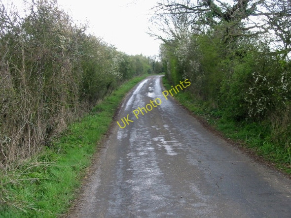 Photo 6"x4" View along Pye Alley Lane Clapham Hill c2008