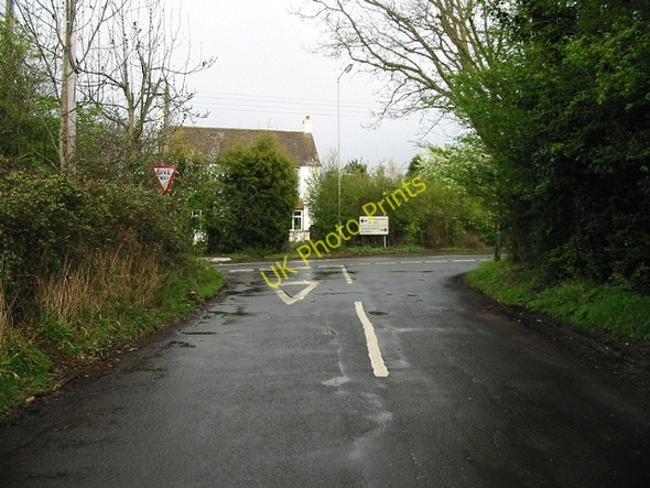 Photo 6"x4" Junction of Fox's Cross Road with the A290 Whitstable Road Pean Hill c2008