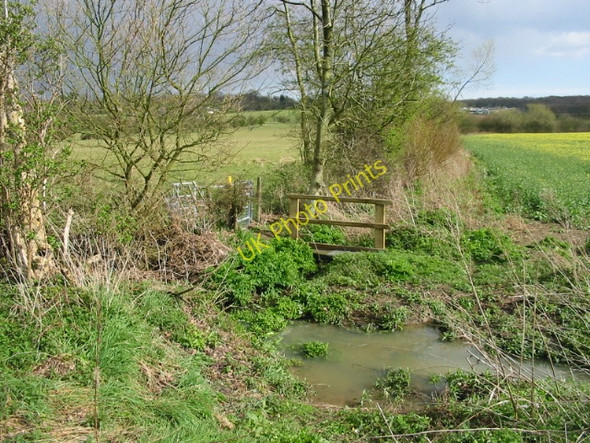 Photo 6"x4" Tiny bridge over a stream Honey Hill\/TR1161 c2008