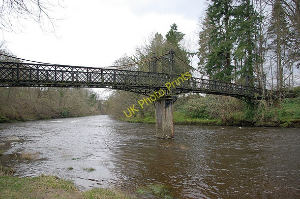 Photo 6"x4" Valley International Park - bridge side view Crossford\/NS8246 c2008