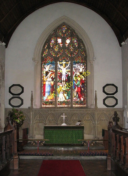 Photo 6"x4" St Mary's church - chancel Whitwell Street c2007