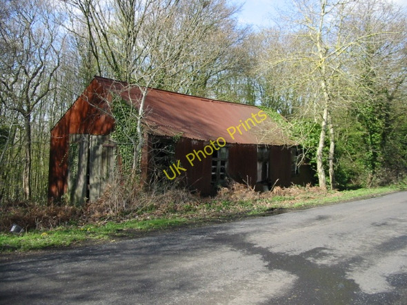 Photo 6"x4" Old corrugated shed on Courtenay Road Dargate Common c2008