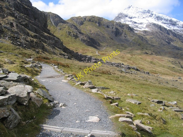 Photo 6"x4" A walk up the Pyg track - level again Gwastadnant c2008