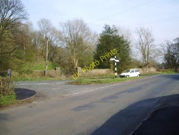 Photo 6"x4" Road junction at Wall Green Padiham c2008