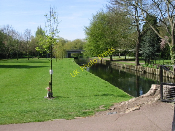 Photo 6"x4" Looking SW along the Great Stour Canterbury\/TR1457 c2008