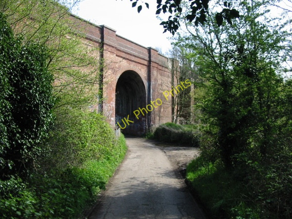 Photo 6"x4" Small lane passing under the London to Dover railway Canterbury\/TR1457 c2008