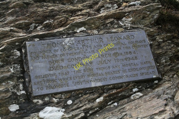 Photo 6"x4" Memorial Plaque on Skelgill Bank Newlands\/NY2320 c2008