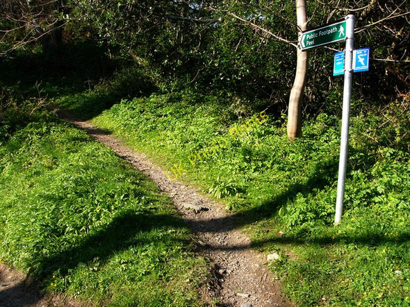 Photo 6"x4" Footpath to Peel, Glen Maye Glen Maye\/SC2379 c2008
