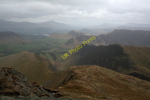 Photo 6"x4" The View North East from the North Eastern End of Robinson Gatesgarth\/NY1915 c2008