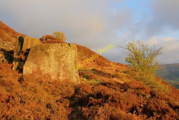 Photo 6"x4" Large Sandstone Block, Battersby Sandstone Quarry Ingleby Greenhow c2008