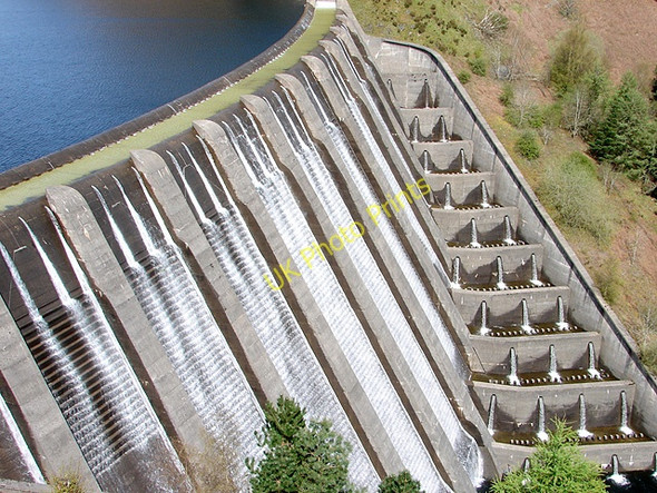 Photo 6"x4" Clywedog Dam Glyn\/SN9286 c2008