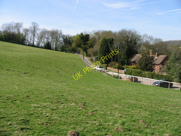Photo 6"x4" Pope Lane from the Stour Valley Walk Bagham c2008