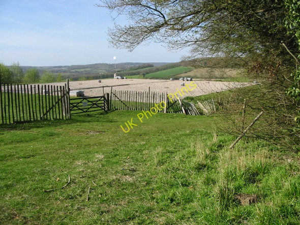 Photo 6"x4" Covered reservoir on Blue Downs Bagham c2008