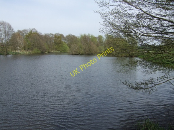 Photo 6"x4" Mill pool at Bearstone Mill Napley Heath c2008