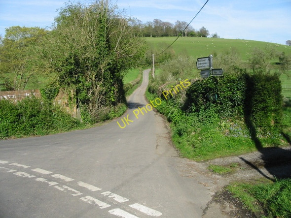 Photo 6"x4" Looking E along a lane from Crundale Crundale\/TR0749 c2008