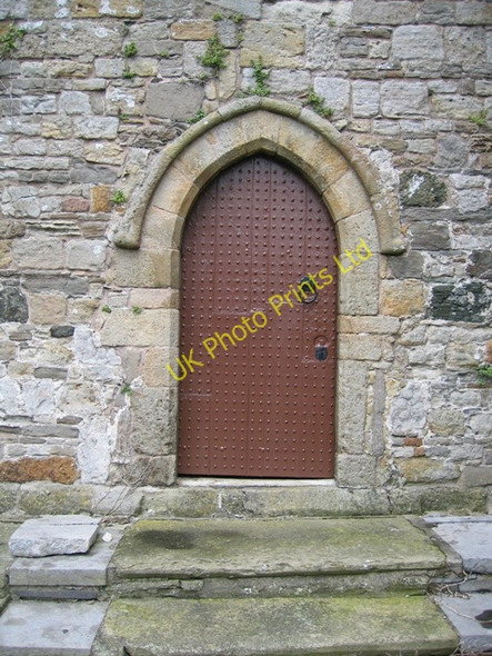 Photo 6"x4" Doorway to the Tower of St Mary and St Nicholas Beaumaris c2007