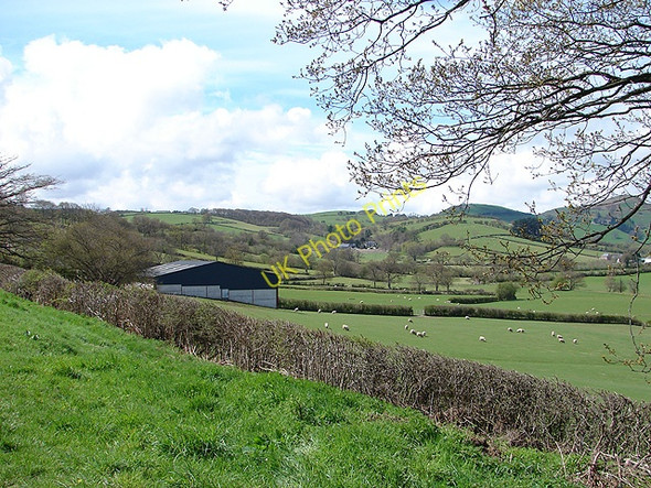 Photo 6"x4" Barn near Hiriaeth Van\/SN9587 c2008