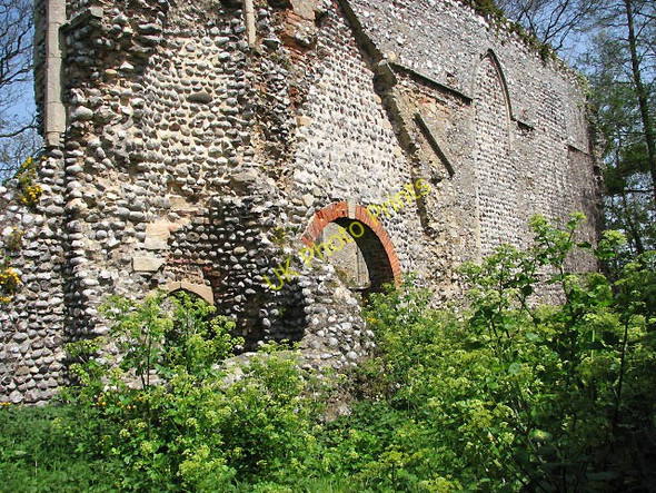 Photo 6"x4" The ruins of St Mary's Priory Sheringham c2008