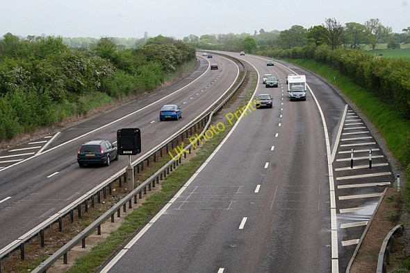 Photo 6"x4" M50 Motorway Buckbury c2008