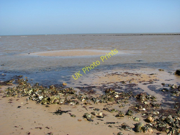 Photo 6"x4" Bay between two stone spits Cromer\/TG2142 c2008