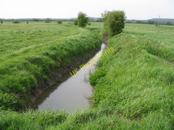 Photo 6"x4" Ditch between fields, looking W towards the Great Stour Naccolt c2008
