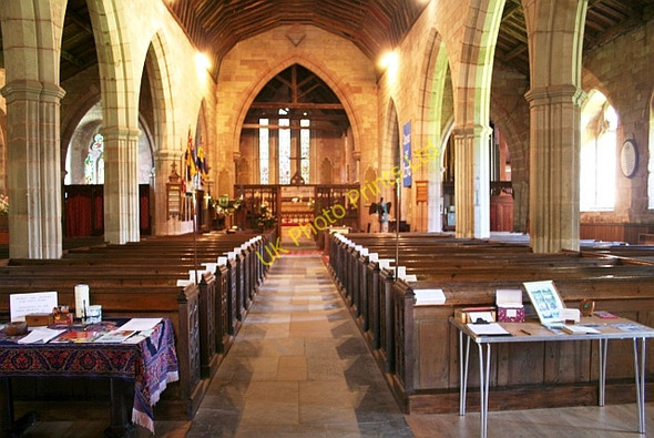 Photo 6"x4" Powick Church Interior Powick c2007