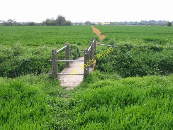 Photo 6"x4" Footbridge over a ditch near Blackwall Road Naccolt c2008