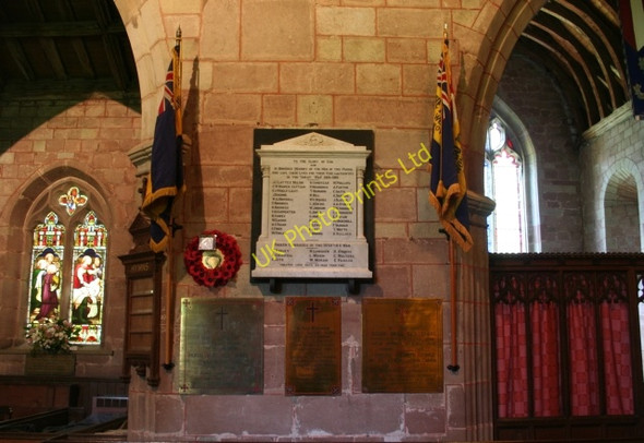 Photo 6"x4" Powick Church War Memorial Powick c2007