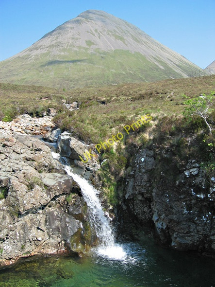Photo 6"x4" Waterfall on the Allt Daraich Sconser c2008