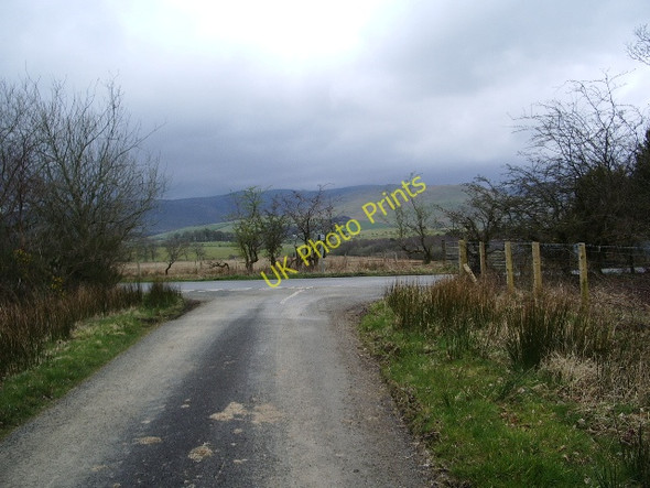 Photo 6"x4" Road junction at Boundary House Bassenthwaite c2008