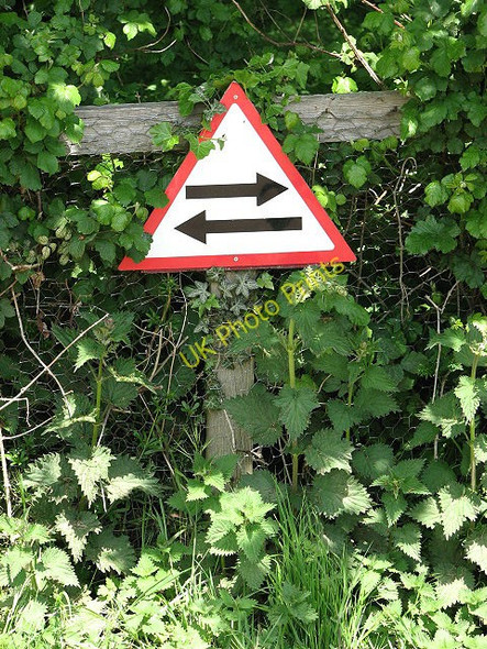 Photo 6"x4" Traffic sign Fritton\/TG4600 c2008