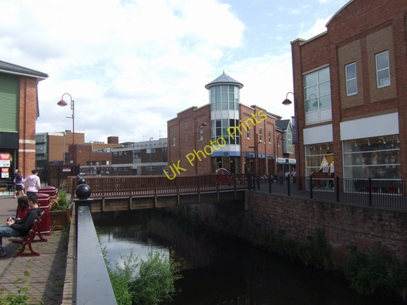 Photo 6"x4" Bridge over the River Stour - Kidderminster Town Centre Kidderminster c2008
